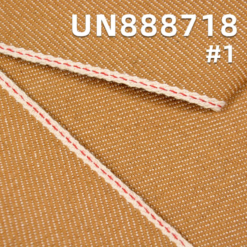 全棉色織右斜紅邊牛仔布 13oz 30/31“ UN888718