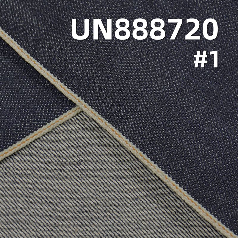 全棉横竖竹右斜红边牛仔布 14.3oz 32/33" UN888720