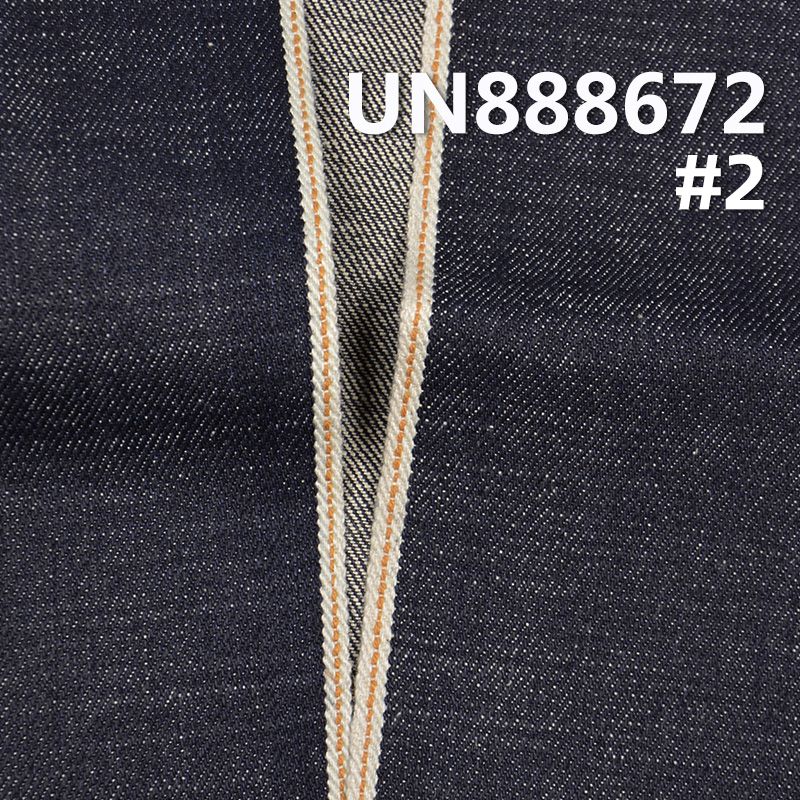 100%棉竹節右斜紅邊牛仔布 13oz 32/33" UN888672