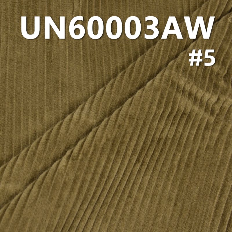 全棉6坑4片燈芯絨 立體洗水 295g/m2  57/58" UN60003AW