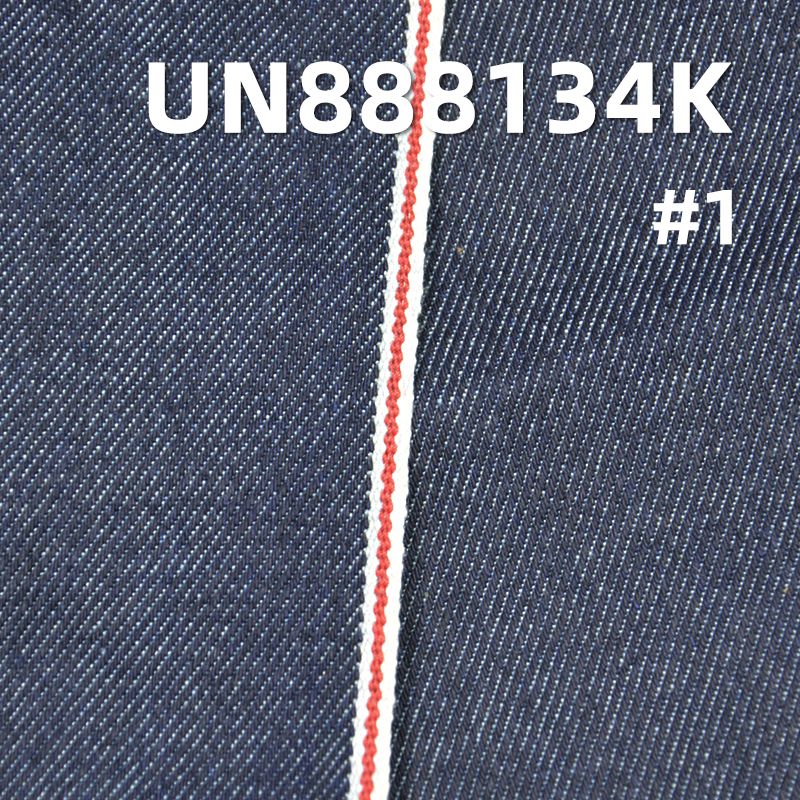 棉弹右斜红边牛仔 11.7oz 32/34" 99%棉1%彈右斜红邊牛仔 UN888134K