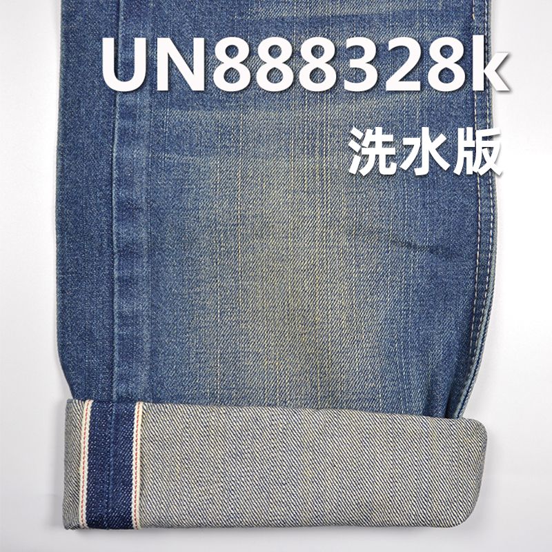 全棉竹节右斜红边牛仔布 12oz 30/31" UN888328K