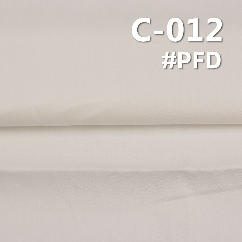 PFD半漂全棉平紋布 125g/m2 全工藝 40s精梳府綢染色布  125g/m2  47/48" C-012