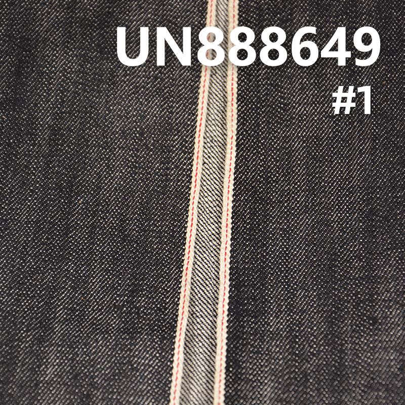 100%棉竹節右斜紅邊牛仔布 14.5oz 32/33" UN888649