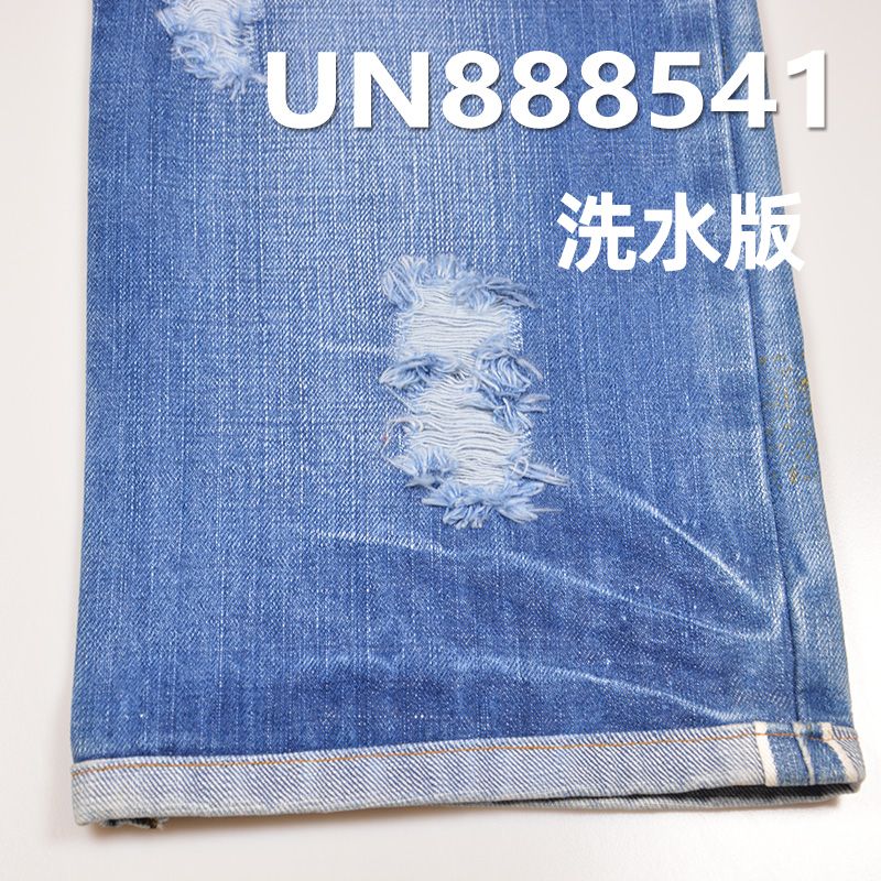 全棉竹节右斜红边牛仔布 15oz 31/32" UN888541