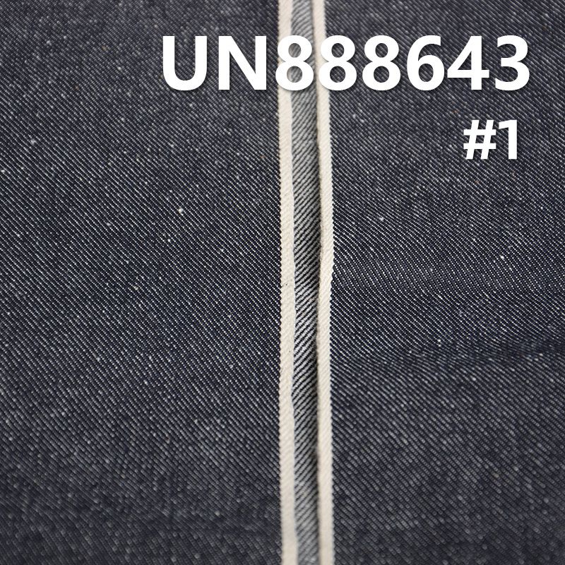 全棉左斜纹珍珠红边牛仔布 11.5oz 30/31" UN888643