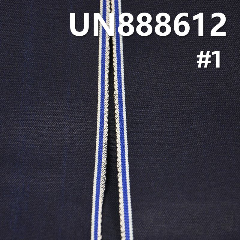 100%棉右斜色织斜纹红边牛仔布 14oz 30/31" UN888612