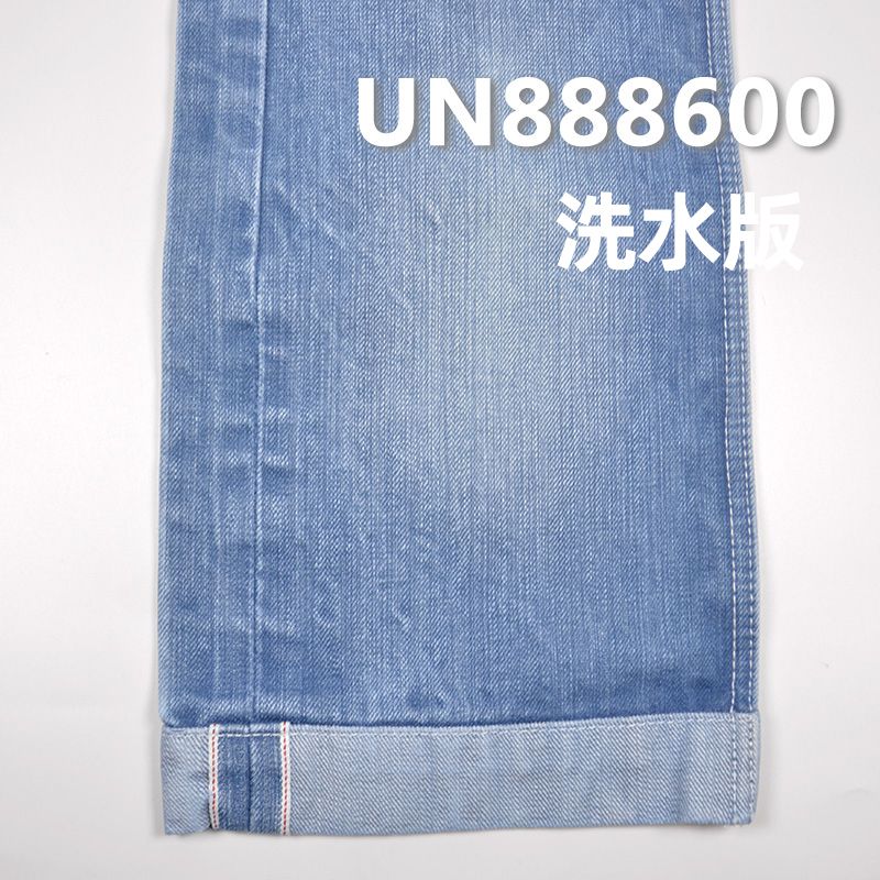 全棉竹节右斜红边牛仔布 16.4oz 32/33" UN888600