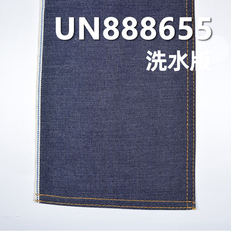 全棉竹節右斜紅邊牛仔布 14oz 31/32" UN888655