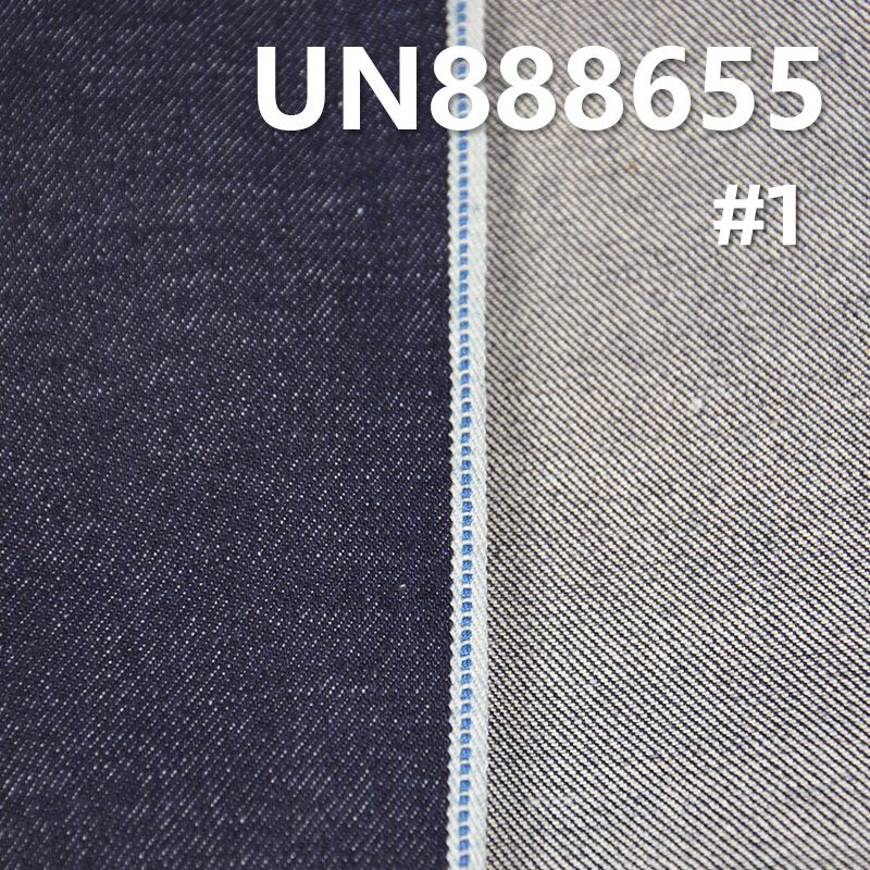 全棉竹節右斜紅邊牛仔布 14oz 31/32" UN888655