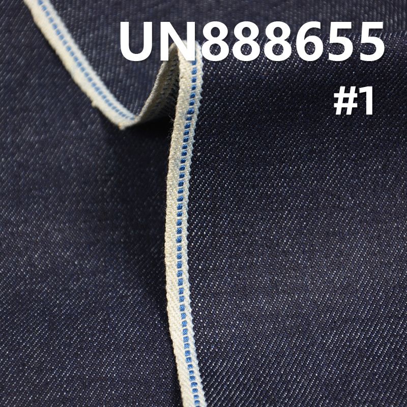 全棉竹節右斜紅邊牛仔布 14oz 31/32" UN888655