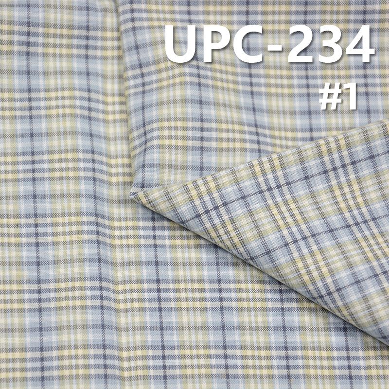 全棉色织格子布 125g/m2 57/58” UPC-234