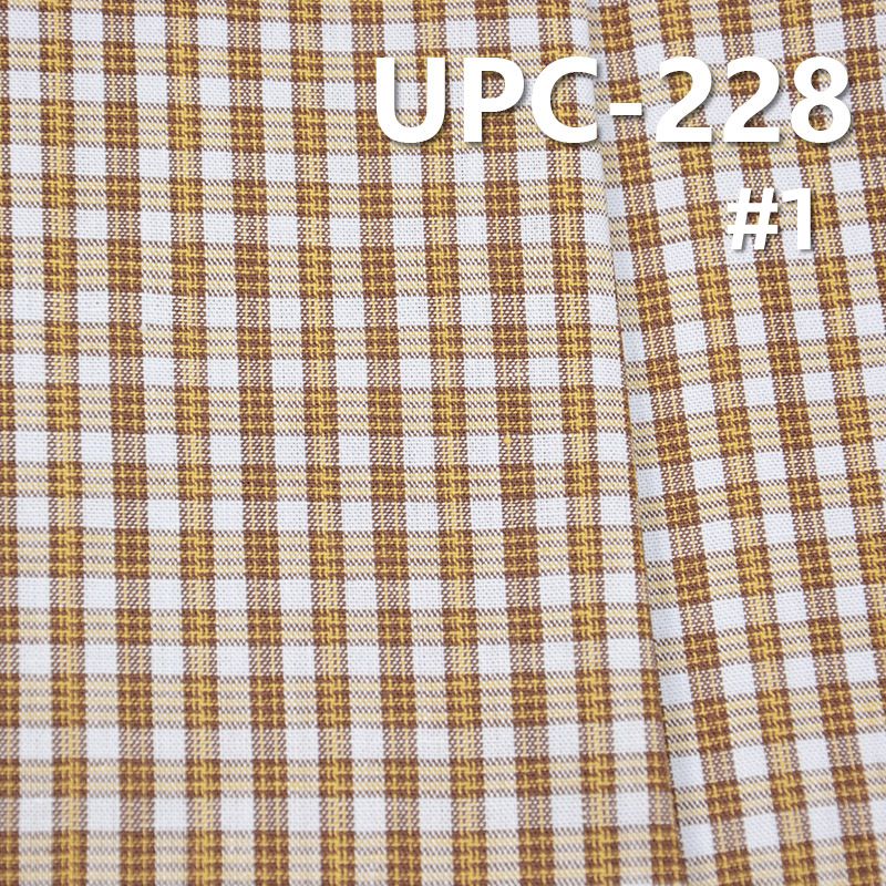 全棉色織格子布 140g/m2 57/58” UPC-228