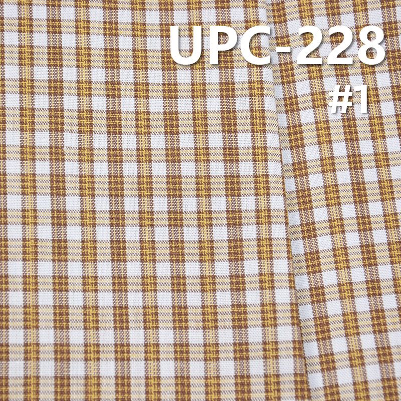 全棉色织格子布 140g/m2 57/58” UPC-228