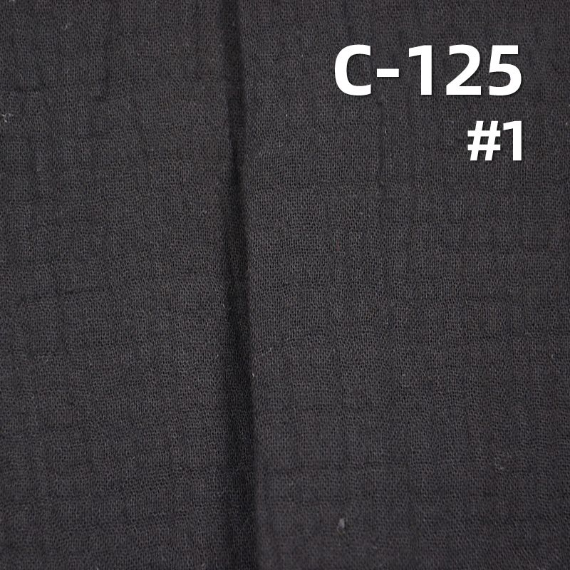 全棉双层绉布120g/m2 52/53" 全棉绉布砂洗双层绉布 C-125
