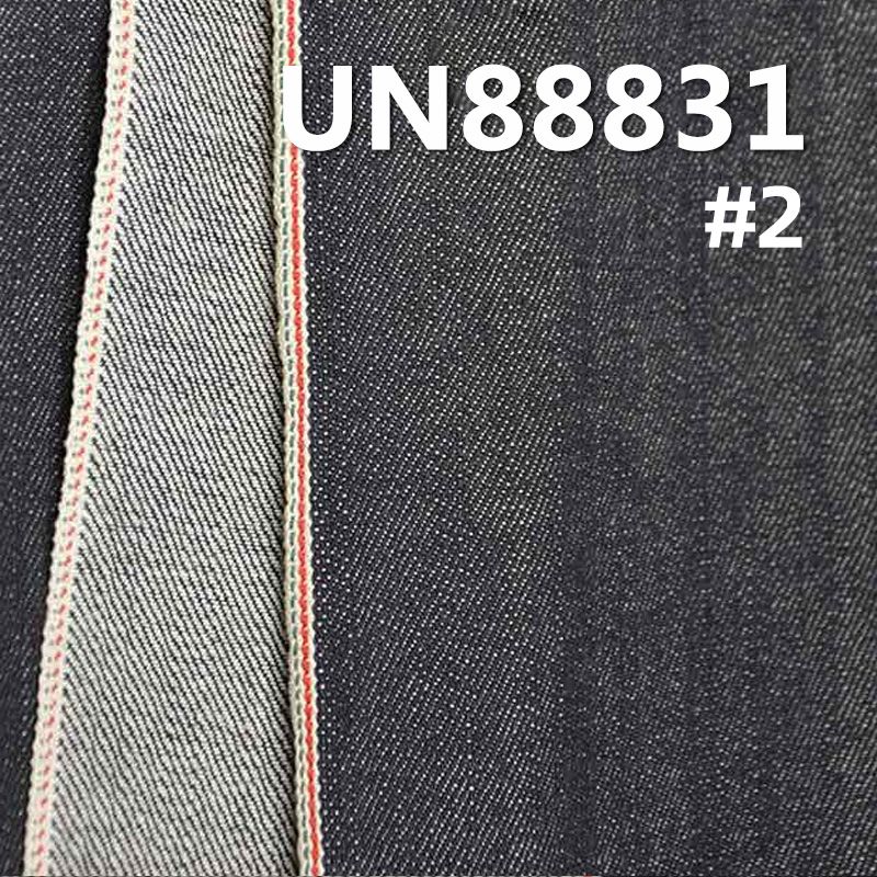 全棉竹节右斜红边牛仔布 13oz 32/33" UN88831