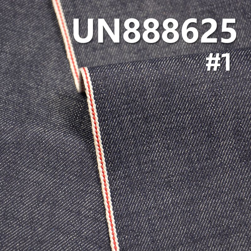 100%棉竹节右斜红边牛仔布 32/33"   13OZ UN888625