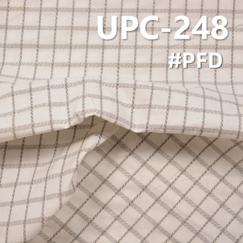 棉金屬絲色織格子布 151g/m2 62/63"【半漂】UPC-248