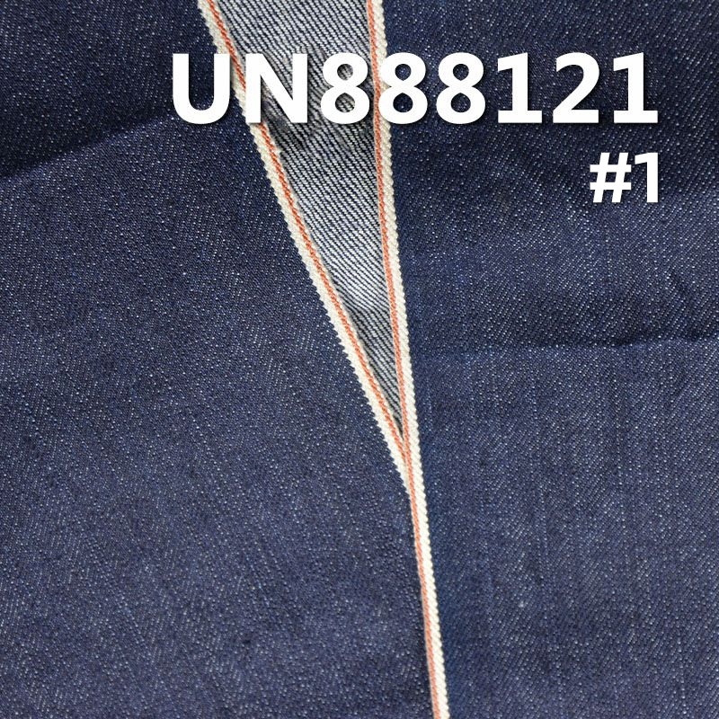 全棉竹節右斜红邊牛仔 13.5oz 32" UN888121