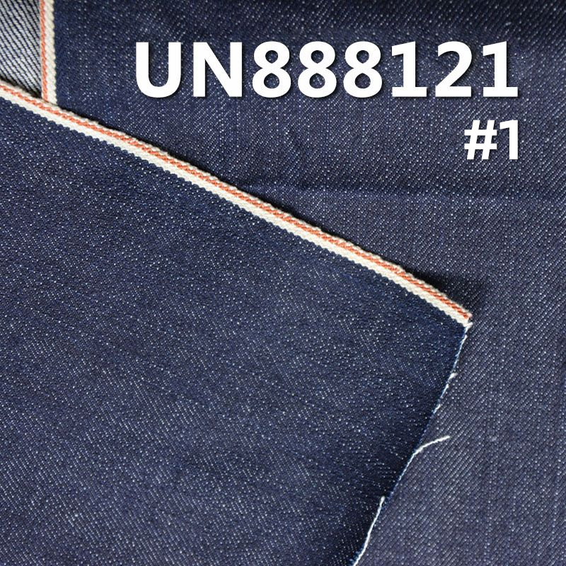 全棉竹節右斜红邊牛仔 13.5oz 32" UN888121