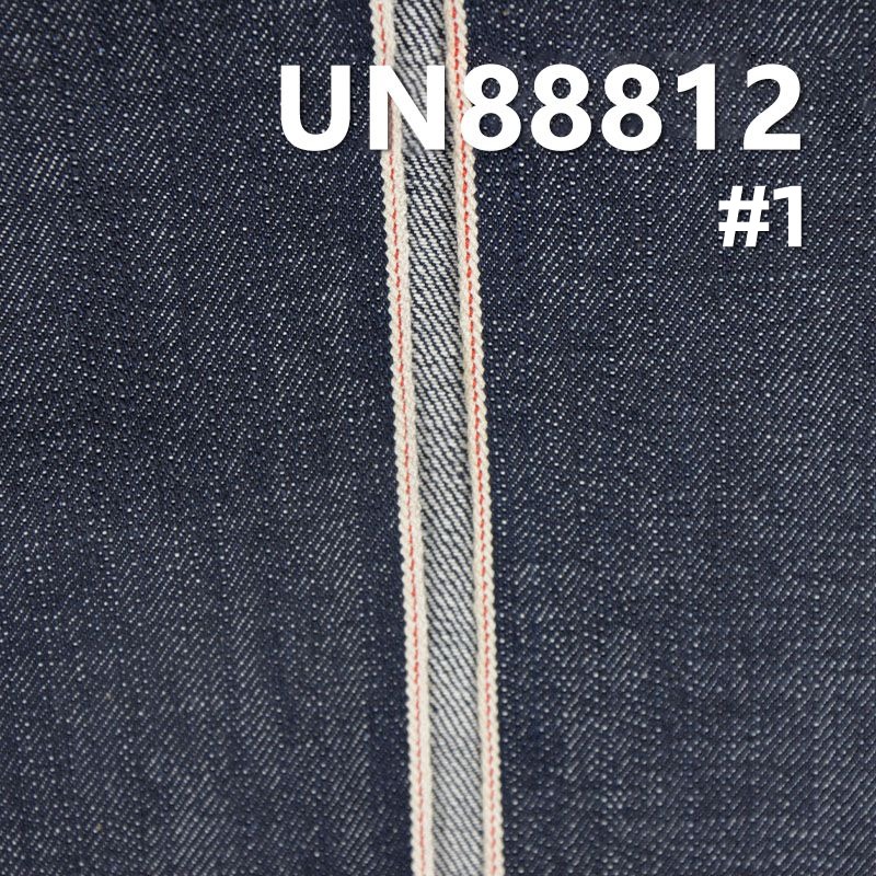 全棉竹节右斜红边牛仔 12oz 32/33" UN88812