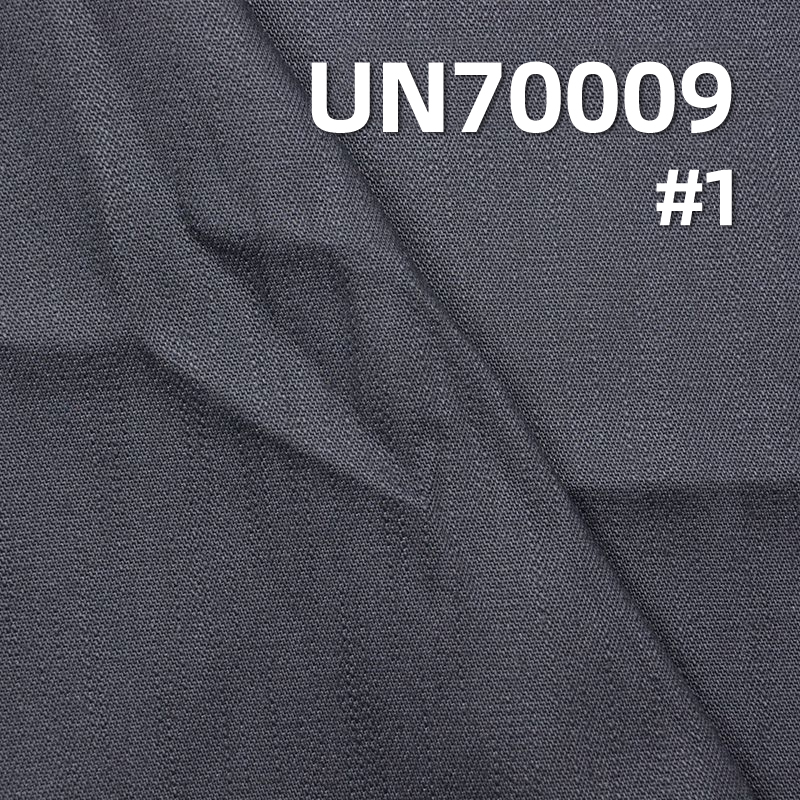 棉彈豎竹節三片右斜染色布 340g/m2 49/50" UN70009