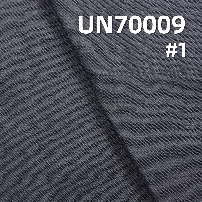 棉彈豎竹節三片右斜染色布 340g/m2 49/50" UN70009