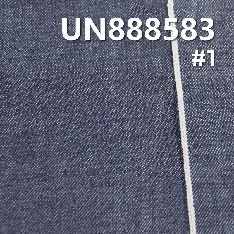 全棉竹節右斜紅邊牛仔布 13.5oz 32/33" UN888583