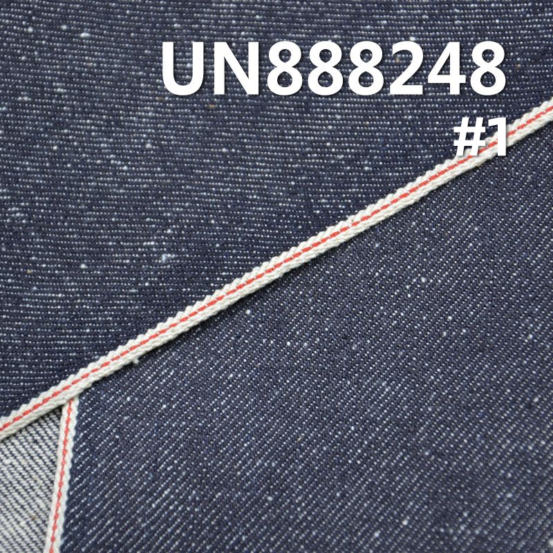 全棉竹節珍珠底右斜紅邊牛仔布 12oz 30/31" UN888248