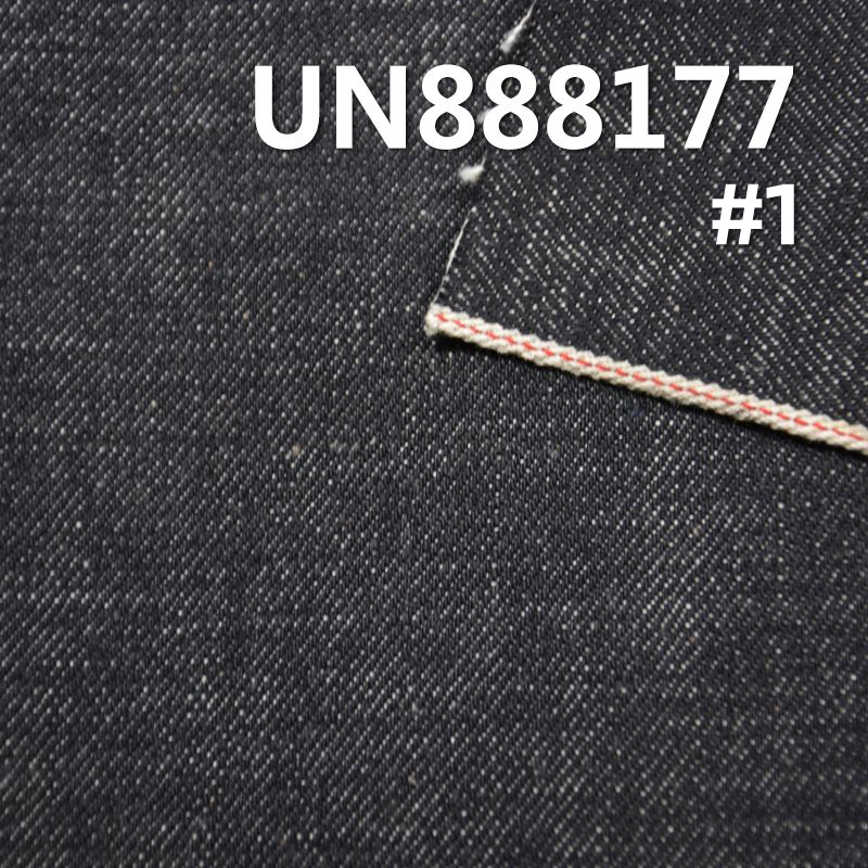 全棉竹节右斜红邊牛仔 14.5oz 32" UN888177