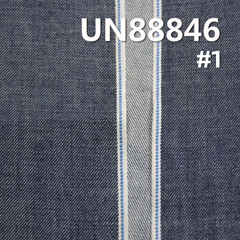 全棉竹节右斜红边牛仔布 13.5oz 32" UN88846