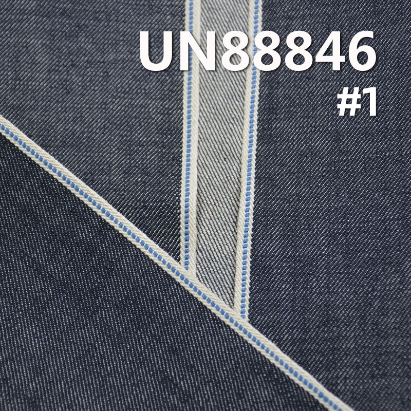 全棉竹节右斜红边牛仔布 13.5oz 32" UN88846