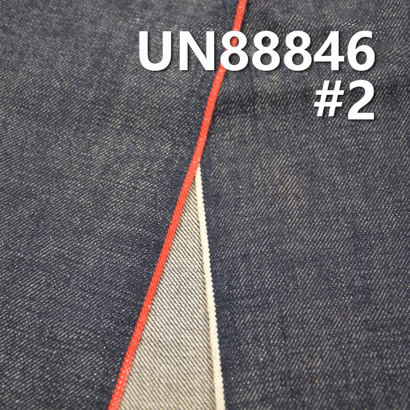 全棉竹節右斜紅邊牛仔布 13.5oz 32" UN88846