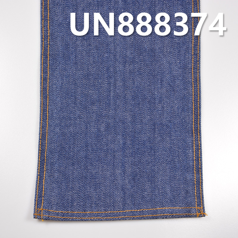 100%棉竹节右斜红边牛仔布 13oz 29/30" UN888374