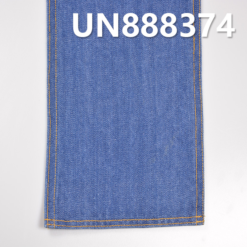 100%棉竹节右斜红边牛仔布 13oz 29/30" UN888374