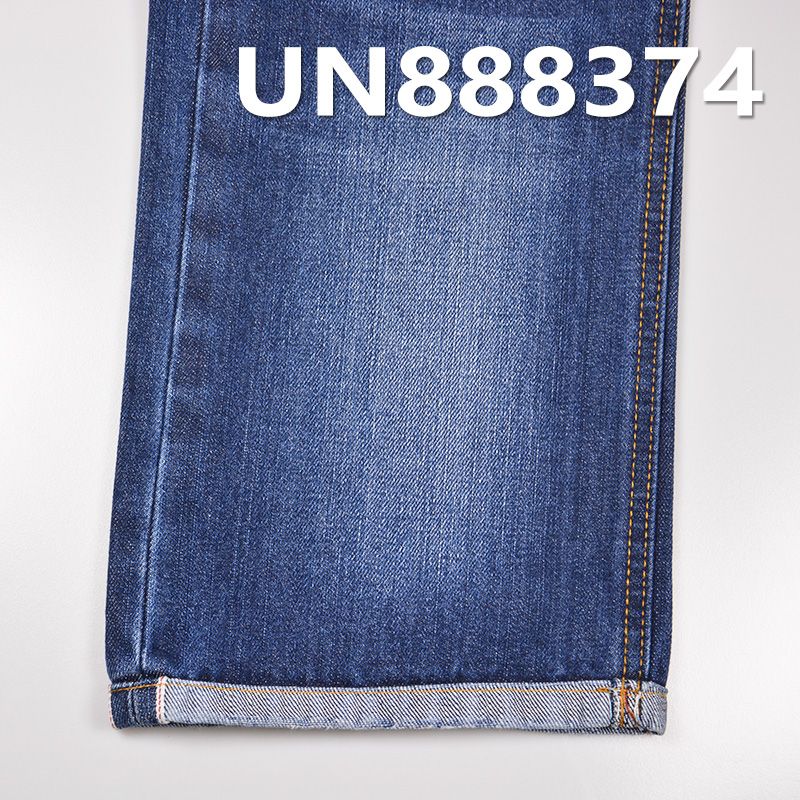 100%棉竹節右斜紅邊牛仔布 13oz 29/30" UN888374