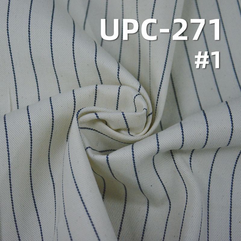 全棉左斜条子布 8.5oz 57/58" UPC-271