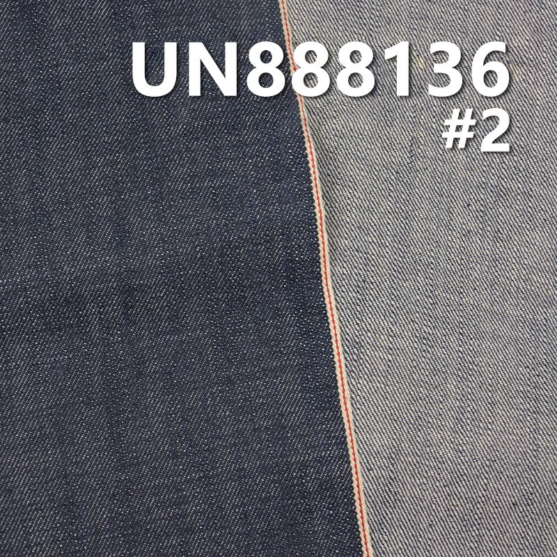 全棉竹節右斜紅邊牛仔 14oz 32-33" UN888136