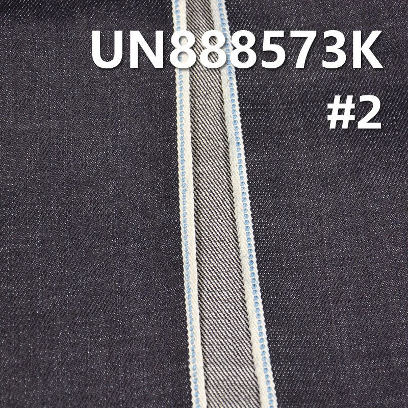 全棉竹节右斜红边牛仔布 14.3oz 34/35” UN888573K