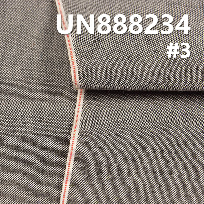 全棉平纹学生布红边牛仔布 6oz 31/32" UN888234