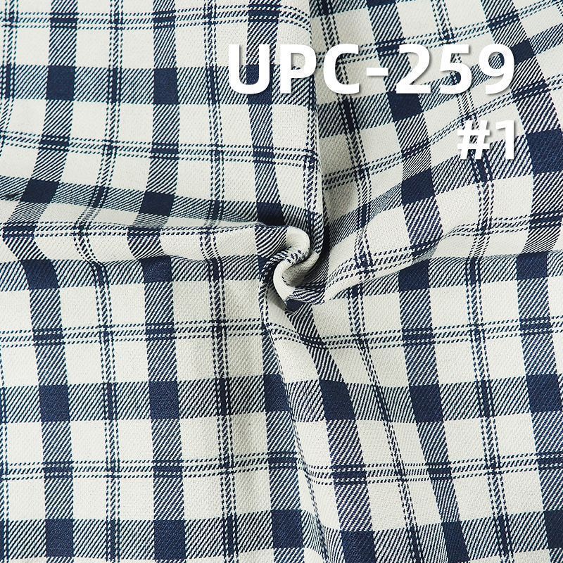 100%棉學院風色織格仔布 270g/m² 57/58" UPC-259