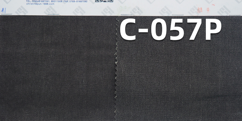 全棉帆布|染底印碧紋帆布|342g/m2梭織染色布|箱包 休閑服  工裝褲面料
