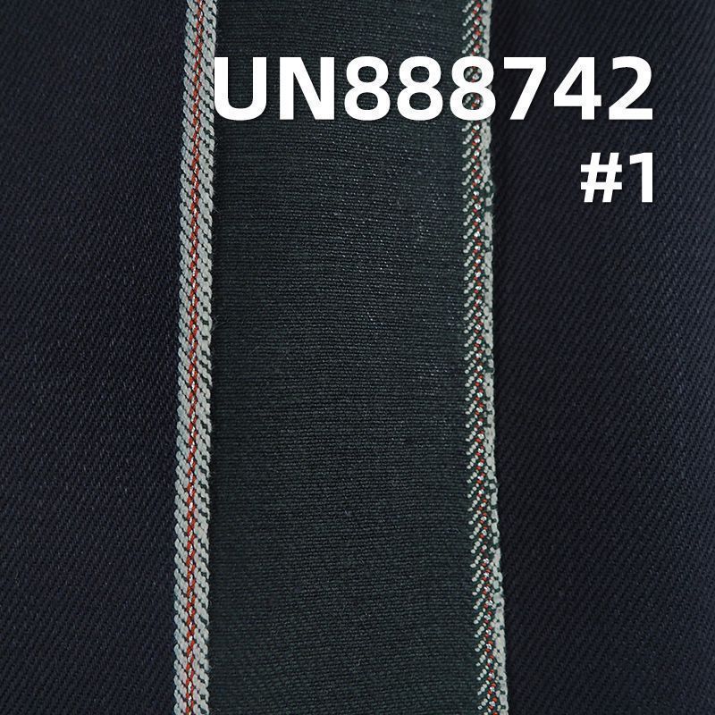 100%棉色织红边牛仔布 31/32"  14.5oz  UN888742