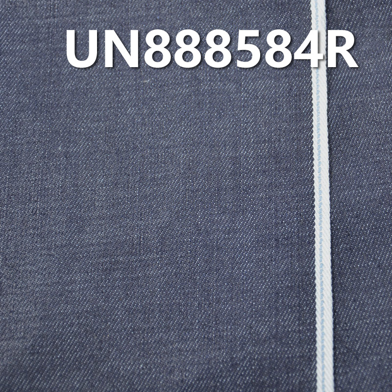 全棉竹節退漿右斜色邊牛仔布 12oz 30/31" UN888584R