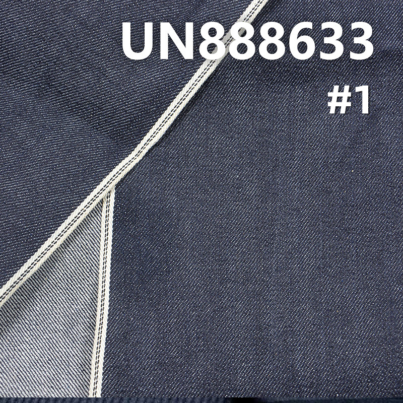 全棉竹節右斜紅邊牛仔布 11.5oz 30/31" UN888633