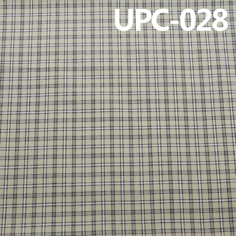 纯棉格子色织布 全棉色织布 128g/m² 57/58" UPC-028C