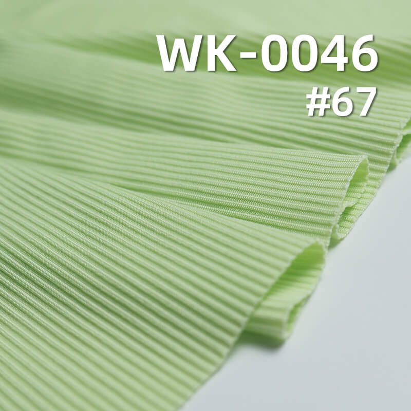 罗纹针织布|2*2罗纹冰丝仿棉小坑条|凉感双面螺纹|180g/m2涤纶弹力针织布|女士时装 上衣 裙子 冰丝阔腿裤面料