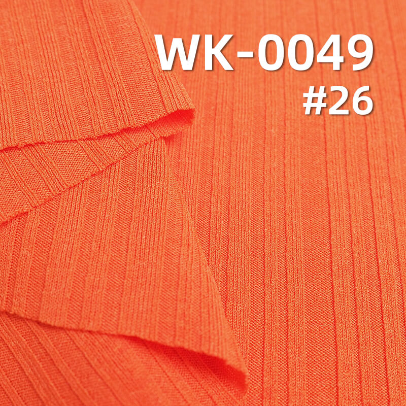 罗纹针织布|罗纹大小坑条|220g/m2涤纶弹力针织布|双面罗纹布|女士时装 上衣 裙子 裤子面料