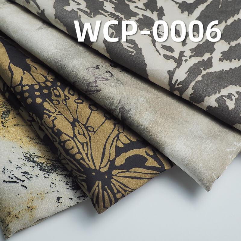 90g/m2涤纶印花布|龙凤缎印花|垂顺丝滑|女装 中国风裙子 旗袍 汉服面料