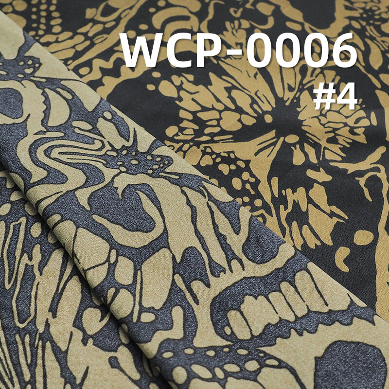 90g/m2涤纶印花布|龙凤缎印花|垂顺丝滑|女装 中国风裙子 旗袍 汉服面料